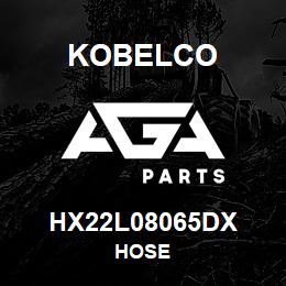 HX22L08065DX Kobelco HOSE | AGA Parts