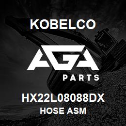 HX22L08088DX Kobelco HOSE ASM | AGA Parts
