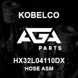 HX32L04110DX Kobelco HOSE ASM | AGA Parts