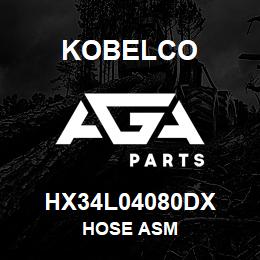 HX34L04080DX Kobelco HOSE ASM | AGA Parts