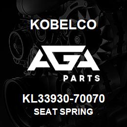 KL33930-70070 Kobelco SEAT SPRING | AGA Parts