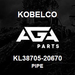 KL38705-20670 Kobelco PIPE | AGA Parts