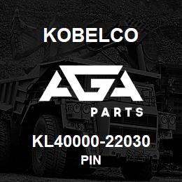 KL40000-22030 Kobelco PIN | AGA Parts