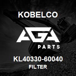 KL40330-60040 Kobelco FILTER | AGA Parts