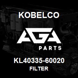 KL40335-60020 Kobelco FILTER | AGA Parts