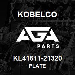 KL41611-21320 Kobelco PLATE | AGA Parts