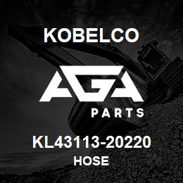 KL43113-20220 Kobelco HOSE | AGA Parts