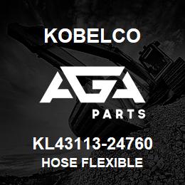 KL43113-24760 Kobelco HOSE FLEXIBLE | AGA Parts