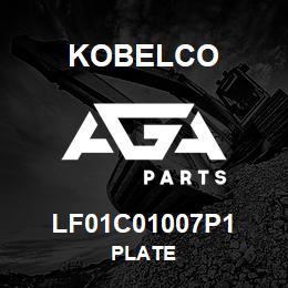 LF01C01007P1 Kobelco PLATE | AGA Parts