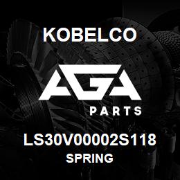 LS30V00002S118 Kobelco SPRING | AGA Parts