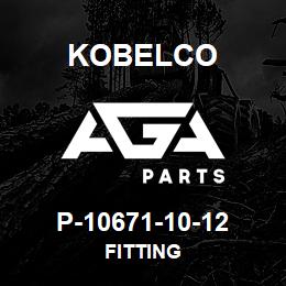 P-10671-10-12 Kobelco FITTING | AGA Parts