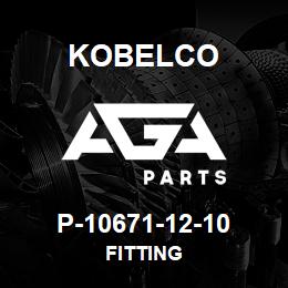 P-10671-12-10 Kobelco FITTING | AGA Parts