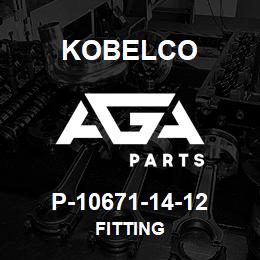 P-10671-14-12 Kobelco FITTING | AGA Parts