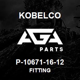 P-10671-16-12 Kobelco FITTING | AGA Parts