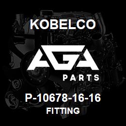 P-10678-16-16 Kobelco FITTING | AGA Parts