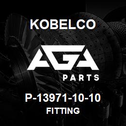 P-13971-10-10 Kobelco FITTING | AGA Parts