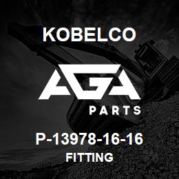 P-13978-16-16 Kobelco FITTING | AGA Parts