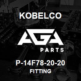 P-14F78-20-20 Kobelco FITTING | AGA Parts