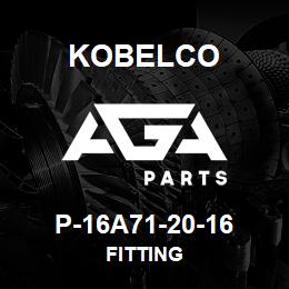 P-16A71-20-16 Kobelco FITTING | AGA Parts