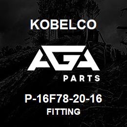 P-16F78-20-16 Kobelco FITTING | AGA Parts