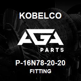 P-16N78-20-20 Kobelco FITTING | AGA Parts