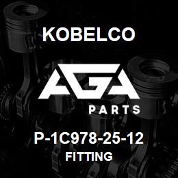 P-1C978-25-12 Kobelco FITTING | AGA Parts