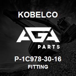 P-1C978-30-16 Kobelco FITTING | AGA Parts