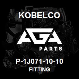 P-1J071-10-10 Kobelco FITTING | AGA Parts