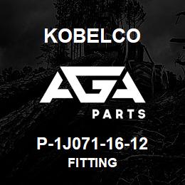 P-1J071-16-12 Kobelco FITTING | AGA Parts