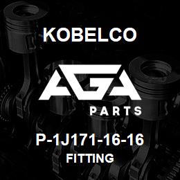 P-1J171-16-16 Kobelco FITTING | AGA Parts