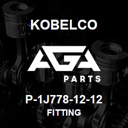 P-1J778-12-12 Kobelco FITTING | AGA Parts