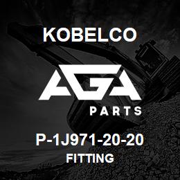 P-1J971-20-20 Kobelco FITTING | AGA Parts