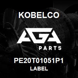 PE20T01051P1 Kobelco LABEL | AGA Parts