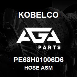 PE68H01006D6 Kobelco HOSE ASM | AGA Parts