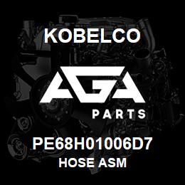 PE68H01006D7 Kobelco HOSE ASM | AGA Parts