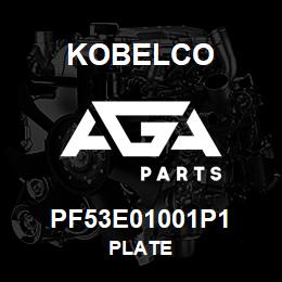 PF53E01001P1 Kobelco PLATE | AGA Parts