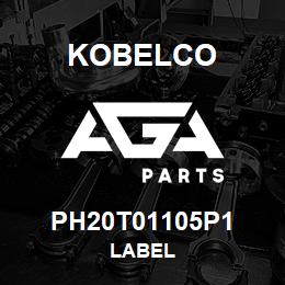 PH20T01105P1 Kobelco LABEL | AGA Parts