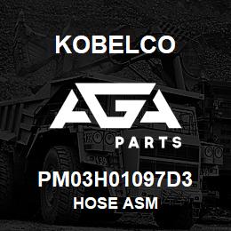 PM03H01097D3 Kobelco HOSE ASM | AGA Parts