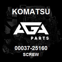 00037-25160 Komatsu SCREW | AGA Parts
