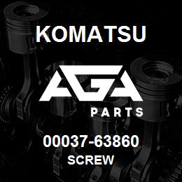 00037-63860 Komatsu SCREW | AGA Parts