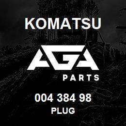 004 384 98 Komatsu Plug | AGA Parts