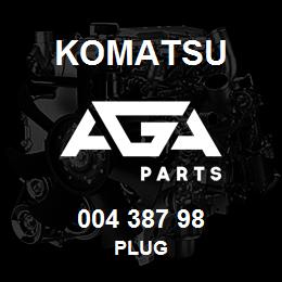 004 387 98 Komatsu Plug | AGA Parts