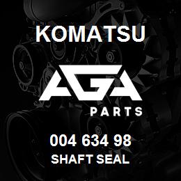 004 634 98 Komatsu Shaft seal | AGA Parts