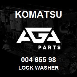 004 655 98 Komatsu Lock washer | AGA Parts