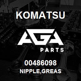 00486098 Komatsu NIPPLE,GREAS | AGA Parts