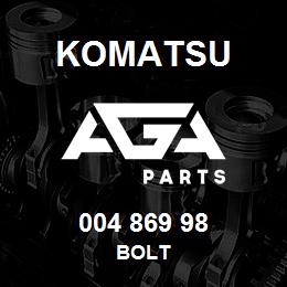 004 869 98 Komatsu Bolt | AGA Parts
