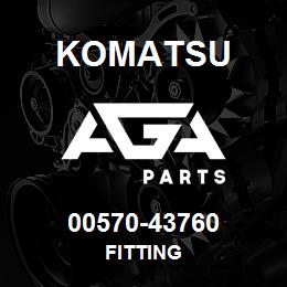 00570-43760 Komatsu FITTING | AGA Parts