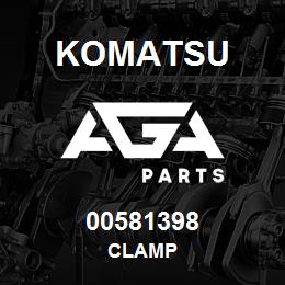 00581398 Komatsu CLAMP | AGA Parts