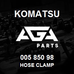 005 850 98 Komatsu Hose clamp | AGA Parts