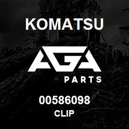 00586098 Komatsu CLIP | AGA Parts